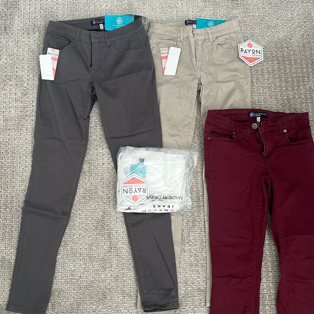 4 pair of boomboom jeans